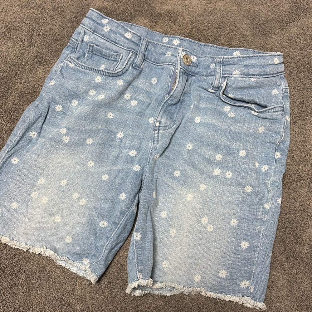 Girls Casual Stretch Denim Shorts